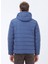 İndigo Regular Fit Kapüşonlu Casual Dokuma Mont 10
