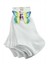 Zengezur 3 Çift Beyaz Renkli Snekars Çorap-Beyaz 2