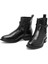 Kadın Siyah Fermuarlı Tokalı Bot 25WFE400418 3