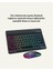 Türkçe Q Klavye Düzenli Rgb Kablosuz Klavye Mouse Set 1