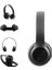 Bluetooth Kablosuz Kulaklık Siyah Wireless 5.0 Kulak Üstü Uzun Pil Ömrü 4