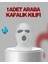 Msa-Shop Araba Koltuk Başlığı Koruyucu Kılıf Yün Kumaş Komik Tasarım 1