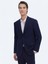 Lacivert Modern Fit Yün Karışımlı Takım Elbise 6