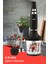 Güçlü 1500W Sessiz 3'ü Birlikte Doğrayıcı ve Karıştırıcı Blender Seti Siyah 2