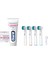 Şarjlı Diş Fırçaları Için 4 Adet Muadil Pricesion Clean Yedek Başlık - Oral-B Diş Macunu -1 Adet Kapak 1