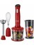Kırmızı 3-In-1 El Blender, Çok Fonksiyonlu ve Şık Tasarım 1