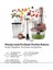 2500W Güçlü Çok Fonksiyonlu Cam Mutfak Robotu ve Blender Kırmızı 4