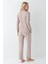 Kadın Giyim Modal & Pamuk Düğme Detaylı Uzun Kol 2'li Pijama Takımı OL.PC.9086.001 3