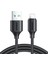 S-A9 3A Fast Charg.cable USB - L 1m Black 1