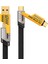 4in1 Type-C 65W To Usb-A + Type-C To Lightning 27W Hızlı Şarj Kablosu Siyah 1