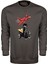 Kırmızı Jet ve Pilot Tasarım Unisex Sweatshirt 1