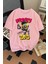 Unisex Erkek/kadın Crazy Bob Renkli Baskılı Oversize Pamuklu T-Shirt 1