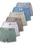 %100 Pamuk Erkek Çocuk Boxer Külot Iç Çamaşır 6'lı Set 1