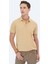 Deve Tüyü Polo Yaka %100 Pamuk T-Shirt 8