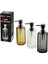 Uzun Sekizgen Şeffaf - Renkli Akrilik - Mika Kristal Sıvı Sabunluk 200ML (4989) 1