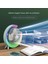 Masaüstü Vantilatör USB Şarjlı Rgb LED Işıklı 3 Kademeli 180° Ayarlanabilir Soğutucu Fan Mavi - Lisinya 5