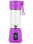 Mor Pembe Şarjlı Mobil Blender, Smoothie ve Mikshake Için Harika Karıştırıcı 1
