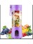 Mor Pembe Şarjlı Mobil Blender, Smoothie ve Mikshake Için Harika Karıştırıcı 6