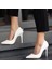 Hillar Beyaz Cilt Stiletto Ayakkabı - Lisinya 4