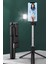 Kendiliğinden LED Işıklı Kumandalı Uzayabilen Selfie Çubuğu,masa Üstü Tripod ( Lisinya ) 5