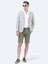 Açık Haki Mikro Modern Fit Keten Karışımlı Ceket 7