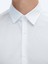 Beyaz Düz Regular Fit Casual Pamuk Karışımlı Gömlek 10