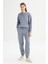 Pamuklu Regular Fit Normal Kesim Cepli Jogger Sweatpant 3