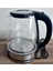 1.8l 1500W Cam Kettle, LED Aydınlatmalı, Paslanmaz Çelik, Siyah Renkli 2