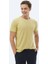 Limon Küfü Jakarlı Bisiklet Yaka Pamuk Karışımlı T-Shirt 6