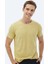 Limon Küfü Jakarlı Bisiklet Yaka Pamuk Karışımlı T-Shirt 8