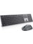 KM7321W Kablosuz Klavye Mouse Set Tr-Gri Siya 1
