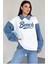 Jean Detaylı Gömlek Yaka Sweatshirt 1