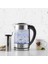 3’ü Bir Arada LED Işıklı Cam Kettle, Çay ve Su Isıtıcı, Paslanmaz Çelik, Geniş Hacim 6