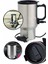 12V Araç Içi Su Isıtıcı ve Kahve Makinesi, Gri Kupa Tip Mug Termos 4