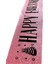 Pembe Üzeri Siyah Büyük Happy Birthday Yazılı Simli Işıltılı Kuşak Kemer 10 cm Genişlik (4989) 3