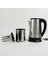 Metal Elektrikli Çay Seti, 1.8/0.8 Litre, Gri, 1650W 3