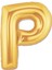 Altın Sarısı Folyo Harf Balon 1
