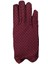 Bordo Renk Puanlı Çocuk Eldiveni 1