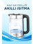 Şeffaf Cam Ledli 1500W Su Isıtıcı, 1.8l, Beyaz Renk 2