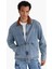 Relax Fit Kontrast Yaka Düğmeli Denim Ceket F8308AX25AU 3