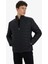 Su Geçirmez Slim Fit Dar Kesim Dik Yaka Fermuarlı Iç Cepli Sunş Deri Ceket Mont X4014AZ25WN 4