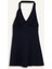 Coool Halter Yaka Kareli Mini Elbise G3860AX25AU 3
