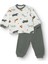 Erkek Bebek Uzun Kol Pijama Takımı Selanik Bisiklet Yaka Ribanalı Paça 1