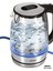 Inox Çelik 2200W Cam Kettle, 1.7l, Işıklı, Estetik ve Güçlü Su Isıtıcı 1
