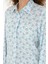 Kadın Mint Gömlek Desenli 50280963-VR090 7