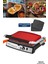 Kırmızı Çelik 2000W Granit Tost ve Izgara Makinesi, Çıkarılabilir Plakalar 1