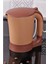 Büyük Boy Pratik Kahve ve Çay Makinesi, Kettle, Su Isıtıcı, Kahverengi 6