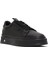 Erkek Siyah Bağcıklı Kalın Tabanlı Deri Sneaker 25WFD611518 6