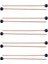 10PCS Yumuşak Kauçuk Kafa Çubukları Ahşap Sap Çan Tokançıları Glockenspiel Ksilofon Bell Müzik Enstrümanları Parçalar Siyah (Yurt Dışından) 1