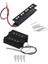 1 Set Pb P Bas Pickup 4 String P Bas Gitar Parçası ve 1 Set Pro Electric Bass Açık Tipi Noiseless Köprü Alma 4 String Caz Bas Jb Style Siyah 95X18 3mm (Yurt Dışından) 2